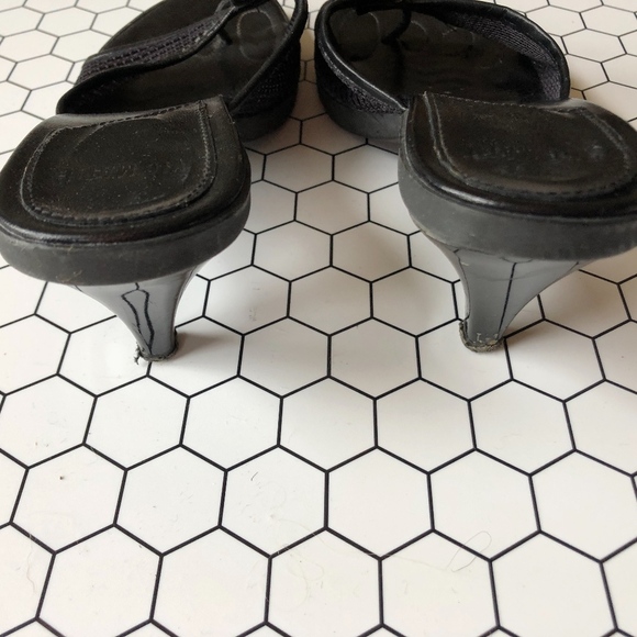 Vic Matie Black Toe Ring Sandals 36 - Picture 7 of 8